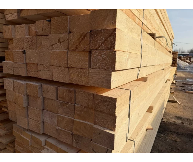 Обрезной брус 100х150х6000