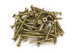 Саморезы жёлтые по дереву 35 мм